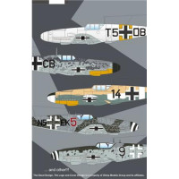 Authentic Decal  7239 Decal 1/72 for Luftwaffe Bf-109 Aufklerar (Reconnaissance fighters)