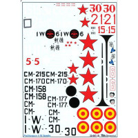 Begemot  32007 Decal 1/32 for Polikarpov I-16