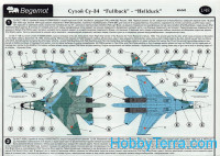 Decal 1/48 for Sukhoi Su-34 