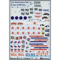 Decal 1/72 for Mikoyan MiG-21, part 3