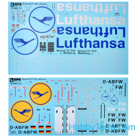Big Planes kits  7206 Boeing 737-200 Lufthansa