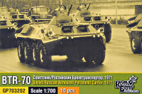 Soviet/Russian BTR-70  armoured personnel carrier, 1971, 10 pcs.