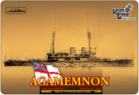 HMS Agamemnon Battleship, 1908 (Water Line version)