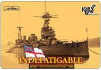 HMS Indefatigable Battlecruiser (Water Line version)