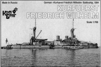 German Kurfuerst Friedrich Wilhelm Battleship, 1894