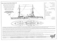 Combrig  70197 German Kurfuerst Friedrich Wilhelm Battleship, 1894