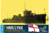 HMS Lynx (K-Class) Destroyer, 1913
