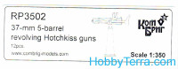 37mm 5-barrel Hotchkiss revolving gun, 8 pcs.