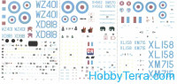 CTA  14401 Decal 1/144 for V-Bombers in anti-flash white