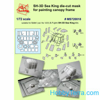 Painting mask for Italeri SH-3D Sea King