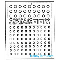 DAN models  144102 Painting masks 1/144 for Tu-154, for Zvezda 7004 kit