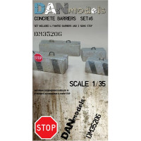 Concrete barrier, set 6