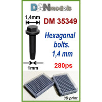 Hexagonal bolts, 1.4mm