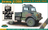 Detailing set: Tarpaulin for UNIMOG U1300L military 2t truck (4x4) and awning (ACE) + model kit
