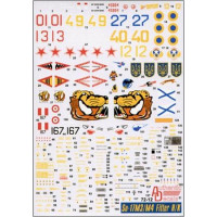 Decal 1/72 for Sukhoi Su-17M3/M4 Fitter H/K