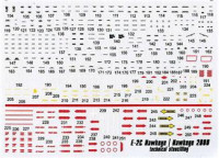 Authentic Decal  7230 Modern US NAVY E-2C Hawkeye/Hawkeye 2000, Pacific Fleet