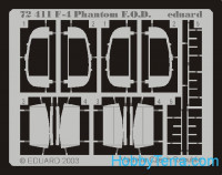 Eduard  7206 Photo-etched set BIG-ED 1/72 F-4J Phantom  II, for Hasegawa kit