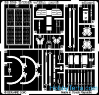 Photo-etched set 1/35 T-72M2 with ERA, for Dragon kit
