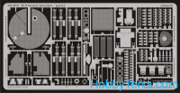 Photo-etched set 1/35 M-3 Grant interior, for Academy kit