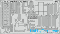 Eduard  36263 Photo-etched set 1/35 ATF Dingo 2 GE A PatSi interior, for Revell kit