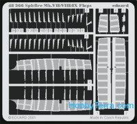 Photo-etched set 1/48 Spitfire Mk.IX Flaps, for ICM kit