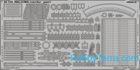 Photo-etched set 1/48 MiG-21BIS exterior, for Eduard kit