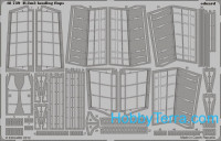 Photo-etched set 1/48 IL-2m3 landing flaps, for Tamiya kit