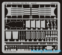 Eduard  49291 Photo-etched set 1/48 Harrier GR Mk.7, for Hasegawa kit