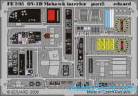 Eduard  49295 Photo-etched set 1/48 OV-1D Mohawk interior, for Roden kit