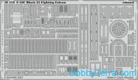 Eduard  49419 Photo-etched set 1/48 F-16C Block 25 Fighting Falcon S.A., for Tamiya kit