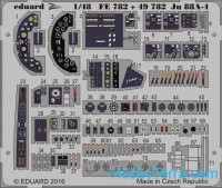 Photo-etched set 1/48 for Ju 88A-4 interior, for ICM kit