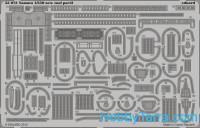 Photo-etched set 1/350 Yamato new tool, for Tamiya kit