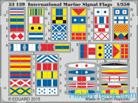 Photo-etched set 1/350 International marine signal flags