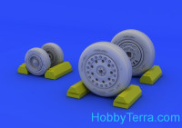 Brassin 1/48 F-4B/N wheels, for Academy kit