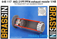 Brassin 1/48 MiG-21PF/PFM exhaust nozzle, for Eduard kit