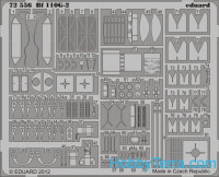 Photoetched set 1/72 Bf 110G-2