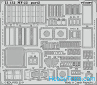 Eduard  73482 Photoetched set 1/72 MV-22 (self adhesive)