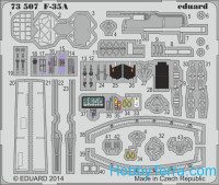 Photo-etched set 1/72 F-35A self-adhesive, for Hasegawa kit