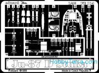 Photo-etched set 1/48 Ju-87D, for Hasegawa kit