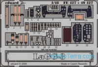 Photo-etched set 1/48 LaGG-3 Color, for ICM kit