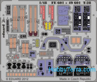 Photo-etched set 1/48 T-28 S.A., for Roden kit