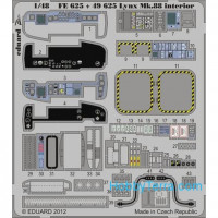 Photo-etched set 1/48 Lynx Mk.88 interior, for Airfix kit