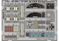 Photo-etched set1/72 B-17E/F Flying Fortress Color, for Academy kit