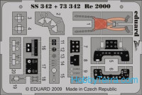 Photo-etched set 1/72 Re 2000 Color, for Italeri kit