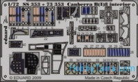 Photo-etched set 1/72 Canberra B(I)8 Color, for Airfix kit