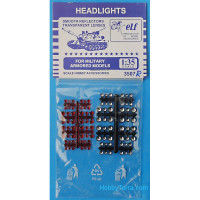 Headlights for military armored models, 48 pcs