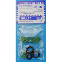 Rubber wheels 1/48 for Su-17