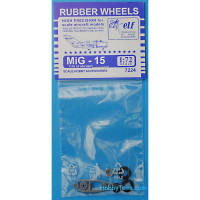 Rubber wheels 1/72 for MiG-15