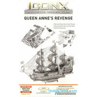 3D metal puzzle. Queen Anne Revengel
