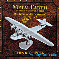 3D metal puzzle. Pan Am Clipper Airplane